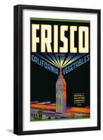 Frisco Brand California Vegetables-null-Framed Giclee Print