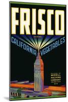 Frisco Brand California Vegetables-null-Mounted Giclee Print