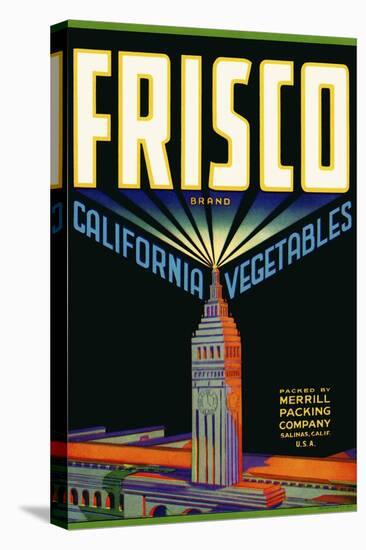 Frisco Brand California Vegetables-null-Stretched Canvas