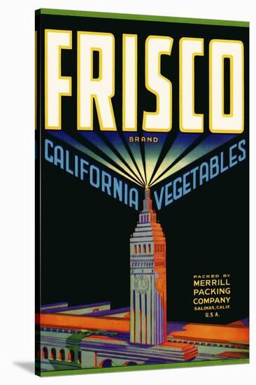 Frisco Brand California Vegetables-null-Stretched Canvas