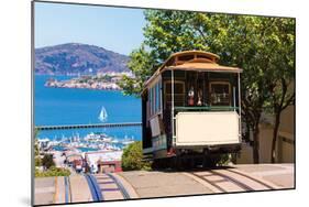 Frisco Hyde Street Cable Car -null-Mounted Art Print