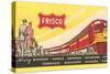 Frisco Train Ticket-null-Stretched Canvas