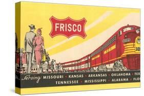Frisco Train Ticket-null-Stretched Canvas