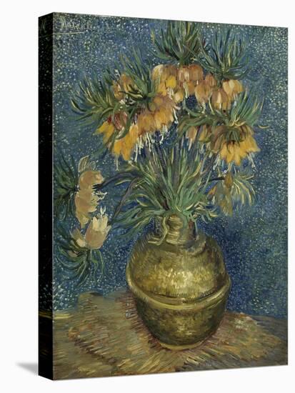 Fritillaires couronne impériale dans un vase de cuivre-Vincent van Gogh-Stretched Canvas