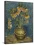 Fritillaires couronne impériale dans un vase de cuivre-Vincent van Gogh-Stretched Canvas