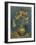 Fritillaires couronne impériale dans un vase de cuivre-Vincent van Gogh-Framed Giclee Print