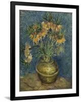 Fritillaires couronne impériale dans un vase de cuivre-Vincent van Gogh-Framed Premium Giclee Print