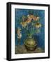 Fritillaries in a Copper Vase-Vincent van Gogh-Framed Giclee Print