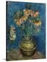 Fritillaries in a Copper Vase-Vincent van Gogh-Stretched Canvas