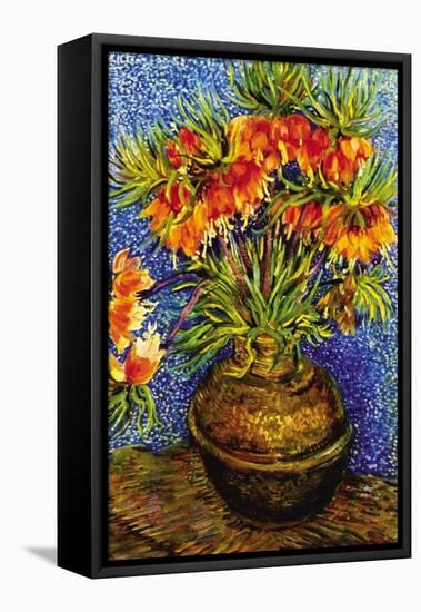 Fritillaries-Vincent van Gogh-Framed Stretched Canvas