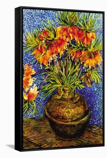 Fritillaries-Vincent van Gogh-Framed Stretched Canvas