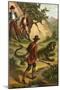 Fritz Finds an Iguana-Johann David Wyss-Mounted Art Print