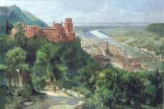 View of Heidelberg, c.1910-Fritz Genutat-Mounted Giclee Print
