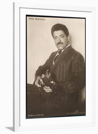 Fritz Kreisler Austrian-Born American Violinist and Composer-null-Framed Premium Giclee Print