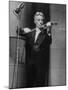Fritz Kreisler, Austrian-Born Violinist and Composer, Playing Violin During Broadcast at NBC Studio-Alfred Eisenstaedt-Mounted Premium Photographic Print