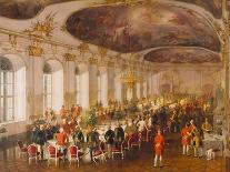 Gala Dinner in the Castle Schoenbrunn-Fritz L'Allemand-Giclee Print