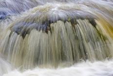 Mountain brook 'Kleine Ohe', abstract view of flowing water, blurred movement, Bayerischer Wald-Fritz Polking-Photographic Print