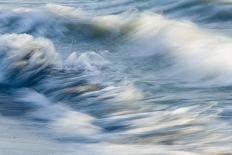 Waves on beach, blurred movement, Sanibel Island, Florida-Fritz Polking-Photographic Print