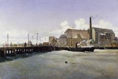 The Bridge of the Old Langebro, Copenhagen-Fritz Stahr Olsen-Giclee Print