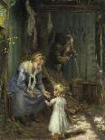 Tobias and the Angel, 1902-Fritz von Uhde-Giclee Print