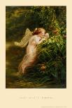 A Mother and Child with a Goat-Fritz Zuber-Buhler-Giclee Print