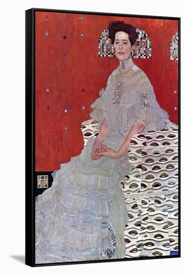 Fritza Reidler Klimt-Gustav Klimt-Framed Stretched Canvas