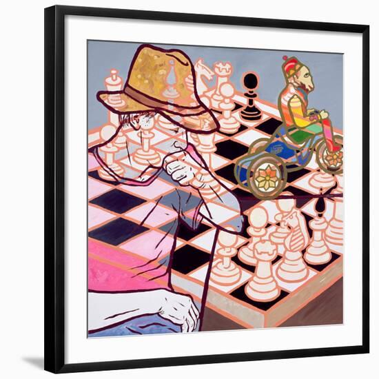 Frivolous Opponent, 2008-Nora Soos-Framed Giclee Print