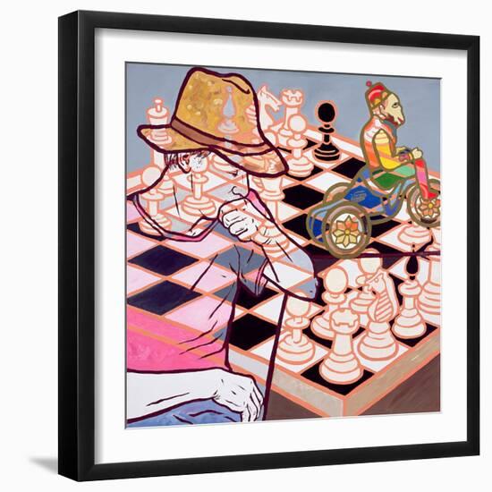 Frivolous Opponent, 2008-Nora Soos-Framed Giclee Print