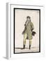 Frock Coat and Cane 1807-null-Framed Art Print