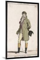 Frock Coat and Cane 1807-null-Mounted Art Print