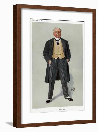 Frock Coated Gent 1909-null-Framed Art Print