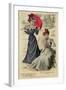 Frocks, Red Parasol 1899-null-Framed Art Print