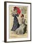 Frocks, Red Parasol 1899-null-Framed Art Print