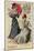 Frocks, Red Parasol 1899-null-Mounted Art Print