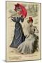 Frocks, Red Parasol 1899-null-Mounted Art Print