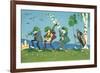 Frog and Beetle Band-null-Framed Premium Giclee Print