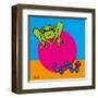 Frog and Caterpillar-Yaro-Framed Art Print