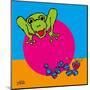 Frog and Caterpillar-Yaro-Mounted Art Print