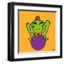 Frog and Ladybug-Yaro-Framed Art Print