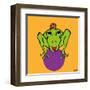 Frog and Ladybug-Yaro-Framed Art Print