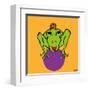 Frog and Ladybug-Yaro-Framed Art Print