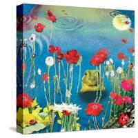 Frog And Ladybugs-Nancy Tillman-Stretched Canvas
