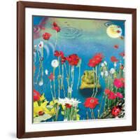 Frog And Ladybugs-Nancy Tillman-Framed Art Print