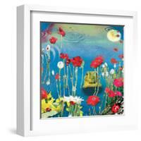 Frog And Ladybugs-Nancy Tillman-Framed Art Print