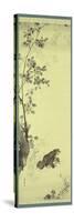 Frog and Plum Tree-Kishi Chikudo-Stretched Canvas