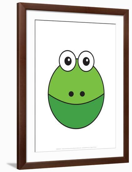 Frog - Animaru Cartoon Animal Print-Animaru-Framed Giclee Print