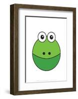 Frog - Animaru Cartoon Animal Print-Animaru-Framed Giclee Print