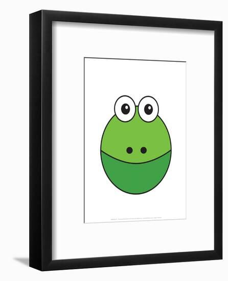 Frog - Animaru Cartoon Animal Print-Animaru-Framed Giclee Print