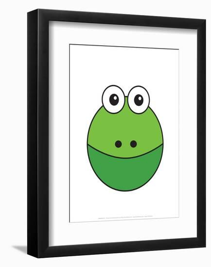Frog - Animaru Cartoon Animal Print-Animaru-Framed Giclee Print