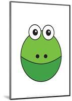 Frog - Animaru Cartoon Animal Print-Animaru-Mounted Giclee Print